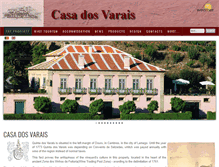 Tablet Screenshot of casadosvarais.pt